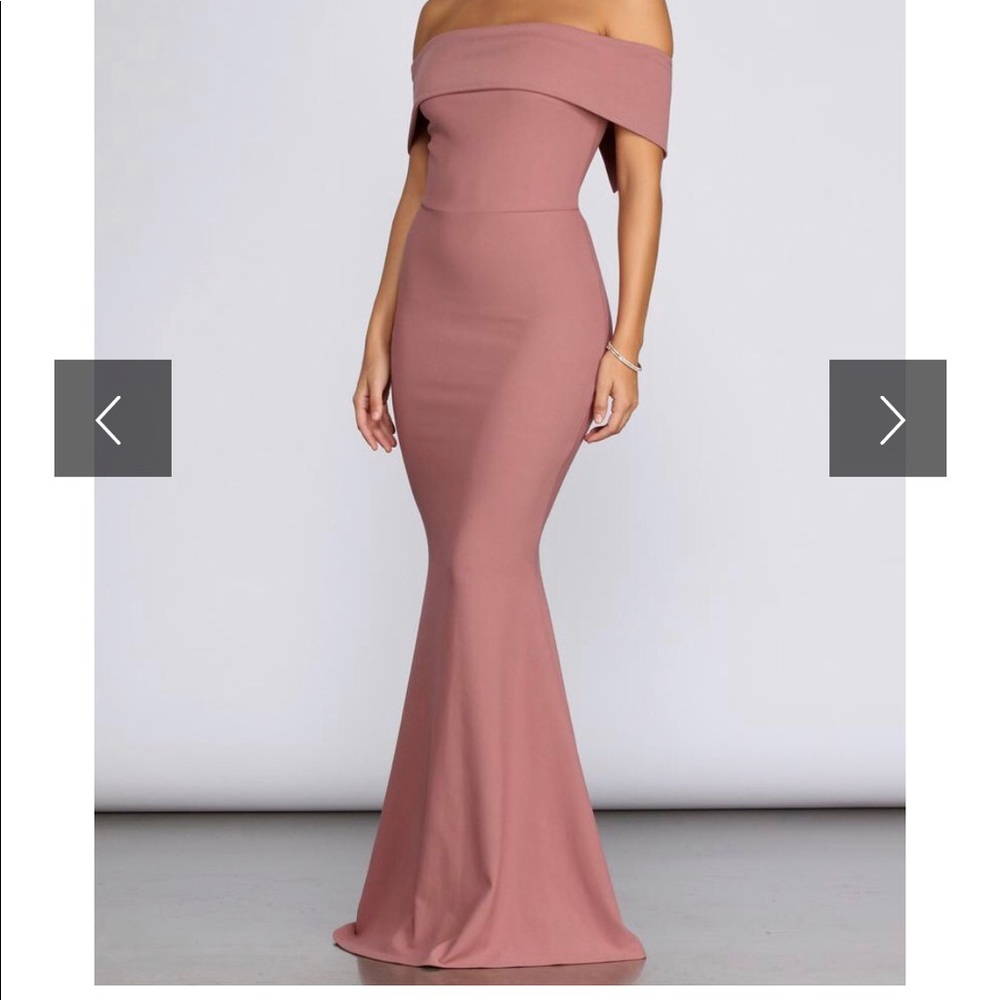 The Maddison formal blush gown